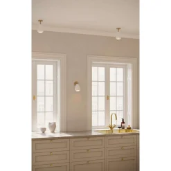 Nuura uppokohdevalo Anoli Spot Recessed, Ø 10 cm, valkoinen/kulta