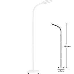 Office Step-LED-lattiavalo valk., himmennys, CCT