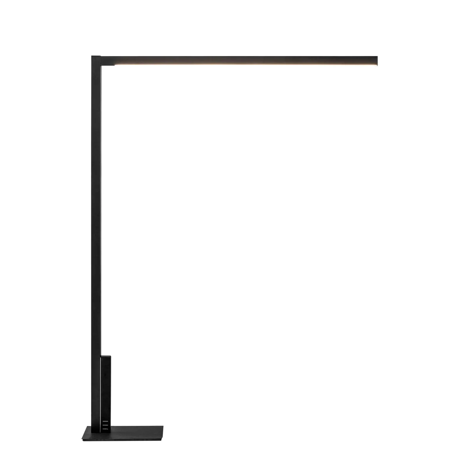 OLEV LED-lattiavalo Crane, 3 000 K, musta, metalli, himmennettävä