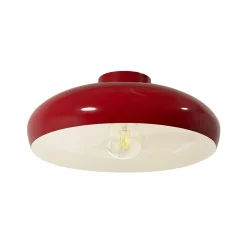 Olli kattovalaisin, Ø 40 cm, punainen/valkoinen, metalli, E27