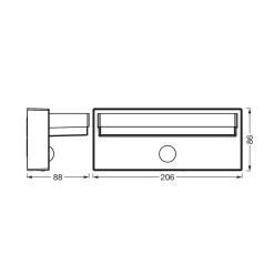 OSRAM aurinkokäyttöinen valaisin ENDURA STYLE ROBUST harmaa, anturi IP54 USB
