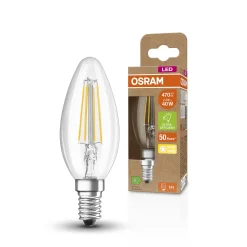 OSRAM Classic LED-kynttilä E14 B40 2,5W 827