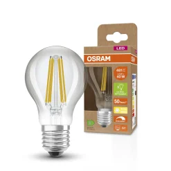 OSRAM Classic LED-lamppu E27 2,6W 827 filamentti
