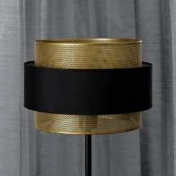 OSRAM Decor Hornet -maavalaisin, musta/kultainen, E27, korkeus 175 cm