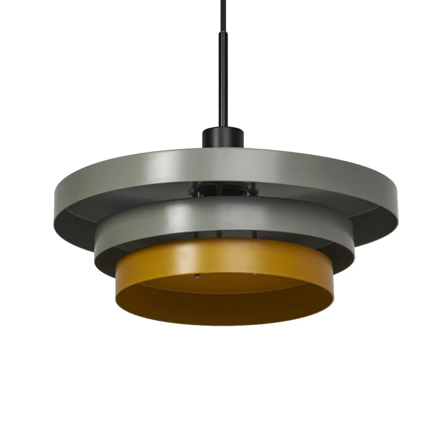 OSRAM Decor Layers -riippuvalaisin, vihreä/keltainen, teräs, E27