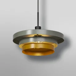 OSRAM Decor Layers -riippuvalaisin, vihreä/keltainen, teräs, E27