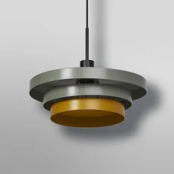 OSRAM Decor Layers -riippuvalaisin, vihreä/keltainen, teräs, E27