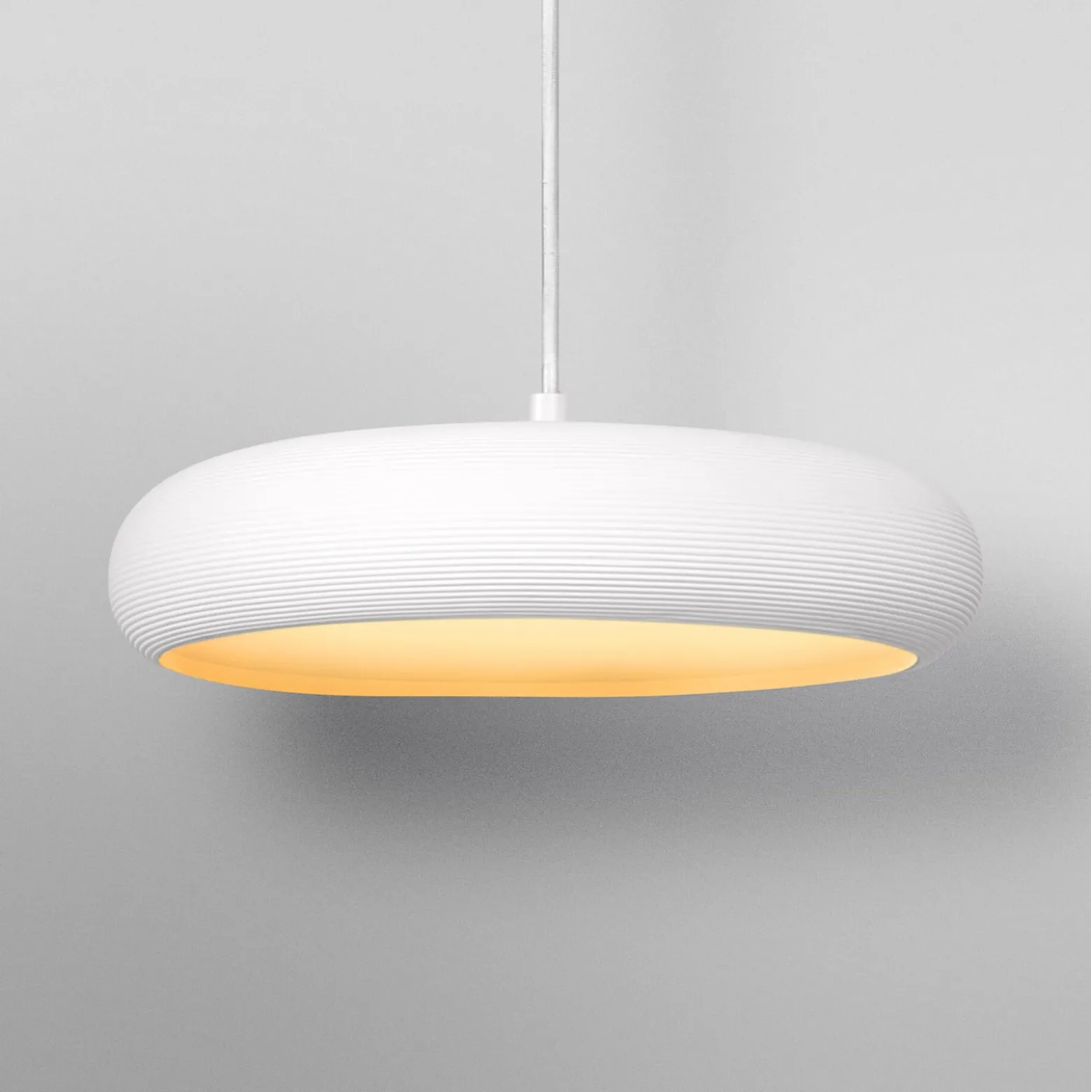 OSRAM Decor Plaster Pure -riippuvalo, kipsi, Ø 30 cm, E27