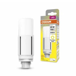 OSRAM Dulux LED-lamppu G24d D26 VT EM/AC 9,5W 830