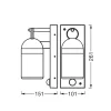 OSRAM ENDURA CLASSIC COWBELL -ulkoseinälamppu, harmaa, IP65