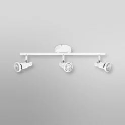 OSRAM kattohdekohevalo, valkoinen, 3-lamppuinen, metalli, GU10-LED 927