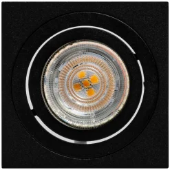 OSRAM kattohdeko SQUARE, musta, 8 x 8 cm, metalli, GU10