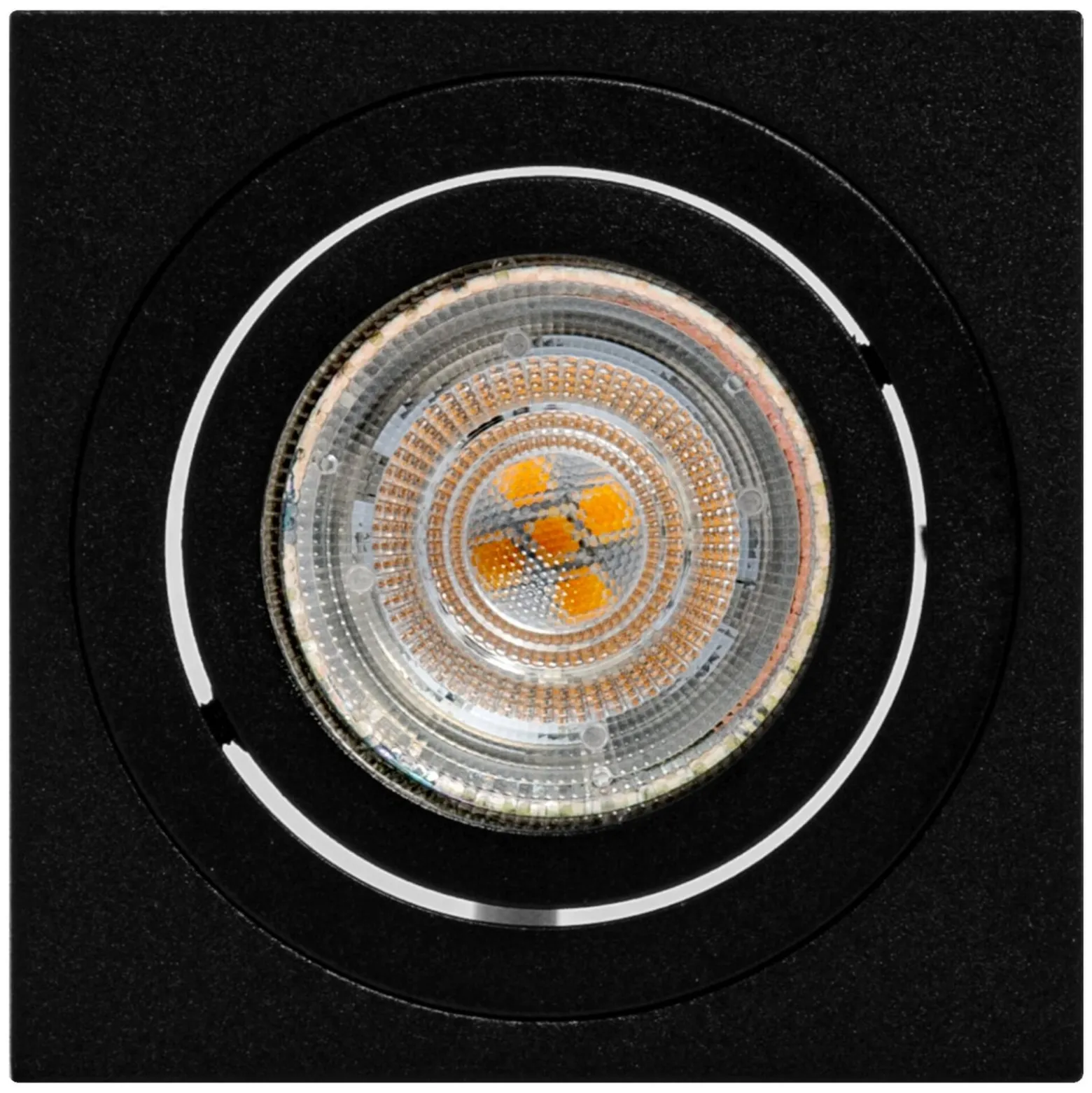 OSRAM kattohdeko SQUARE, musta, 8 x 8 cm, metalli, GU10