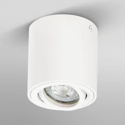 OSRAM kattokohdevalo ROUND, valkoinen, Ø 8 cm, metalli, GU10