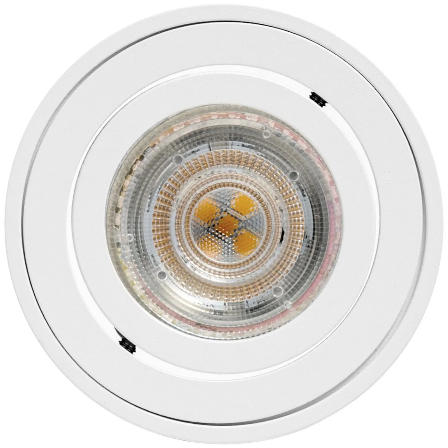 OSRAM kattokohdevalo ROUND, valkoinen, Ø 8 cm, metalli, GU10