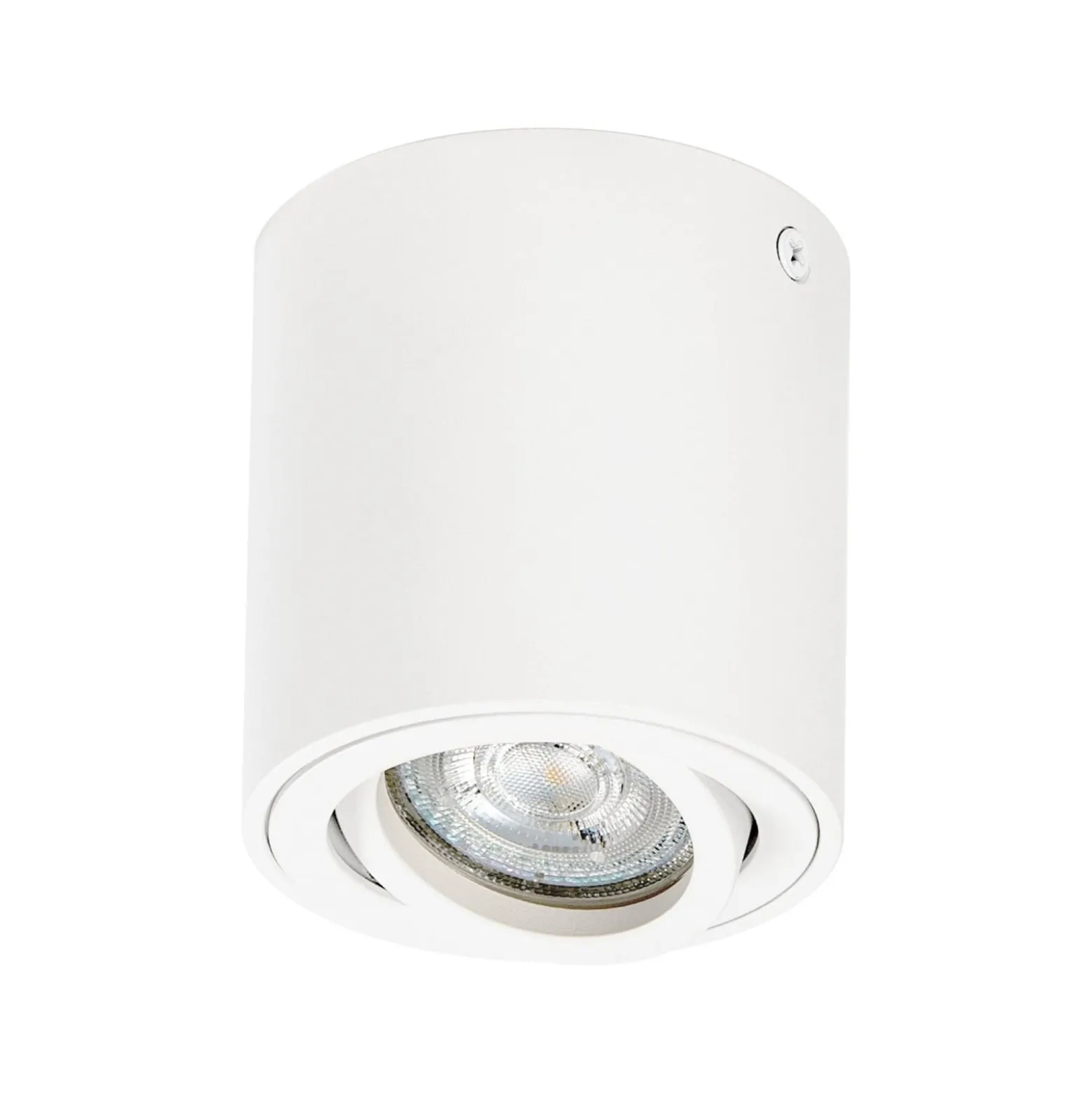 OSRAM kattokohdevalo ROUND, valkoinen, Ø 8 cm, metalli, GU10