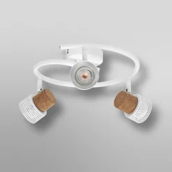 OSRAM kattospot CORK SPIRAL valkoinen 3-spotti GU10LED 927 himmennettävä