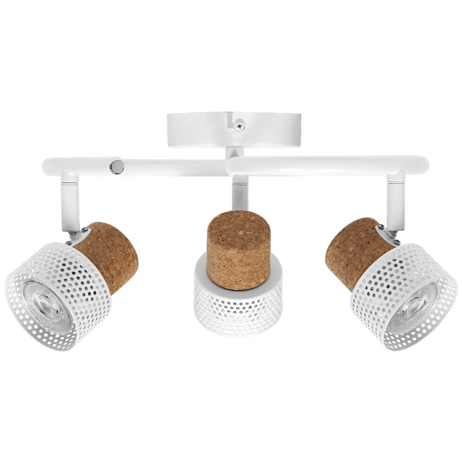OSRAM kattospot CORK SPIRAL valkoinen 3-spotti GU10LED 927 himmennettävä