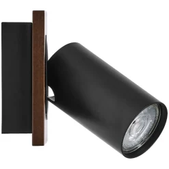 OSRAM kattospotteri MERCURY musta 1 Spotti GU10-LED 927 himmennettävä