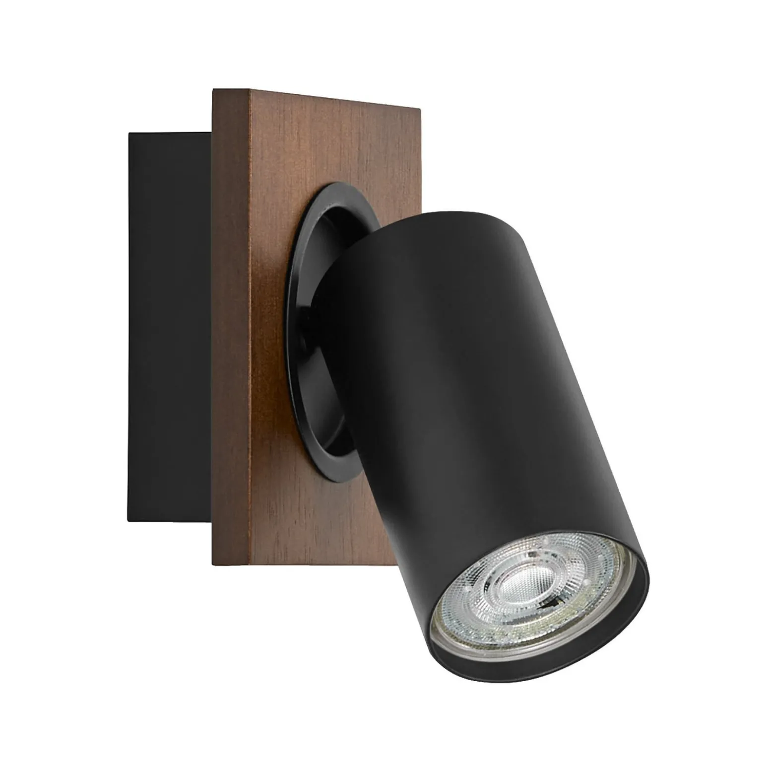 OSRAM kattospotteri MERCURY musta 1 Spotti GU10-LED 927 himmennettävä