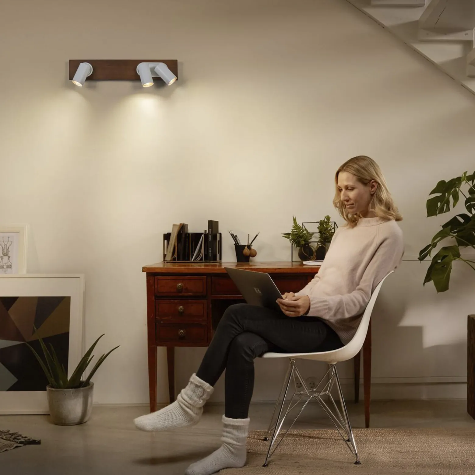OSRAM kattospotti MERCURY, valkoinen, 3 spotti GU10-LED 927 himmennettävä