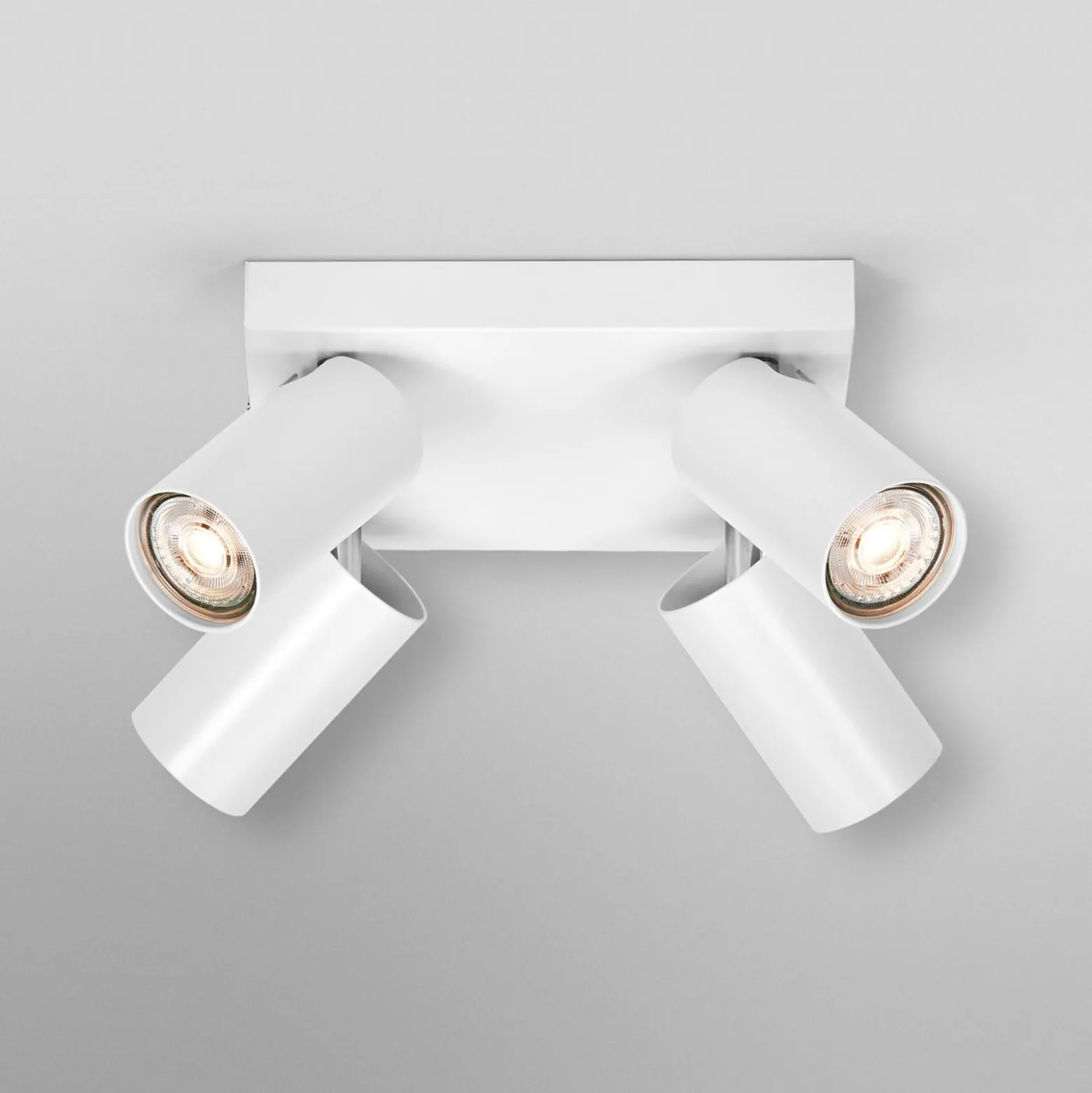 OSRAM kattospotti OCTAGON PLATE, valkoinen, 4-lamppuinen, GU10-LED, 927