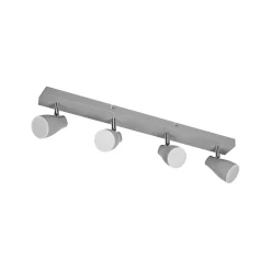 OSRAM kattospottivalaisin PEAR, harmaa, 4-lamppuinen, GU10-LED 2700 K