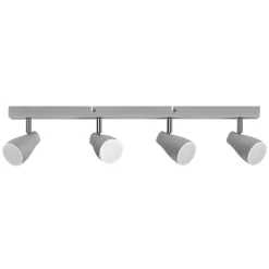 OSRAM kattospottivalaisin PEAR, harmaa, 4-lamppuinen, GU10-LED 2700 K