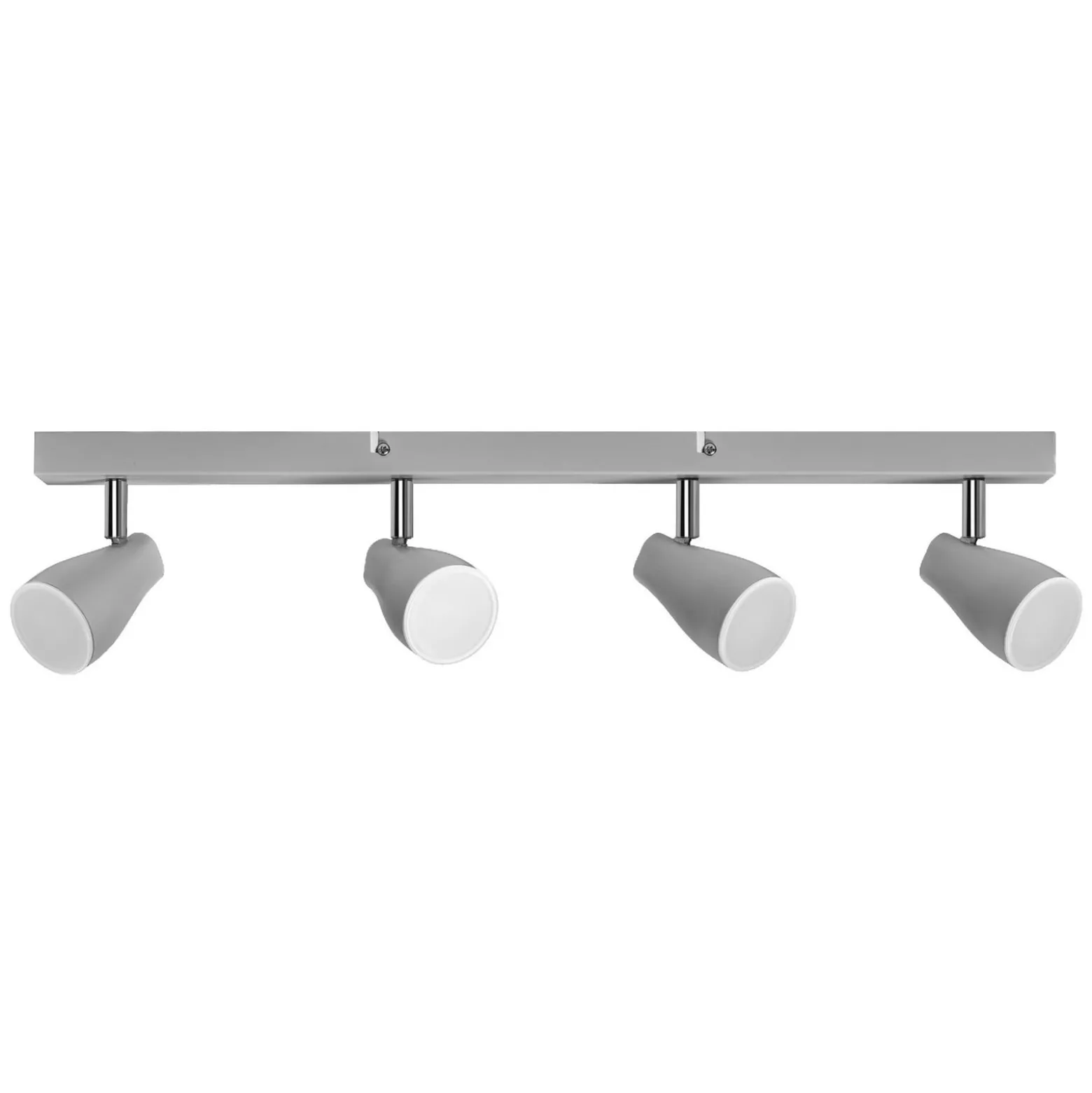OSRAM kattospottivalaisin PEAR, harmaa, 4-lamppuinen, GU10-LED 2700 K