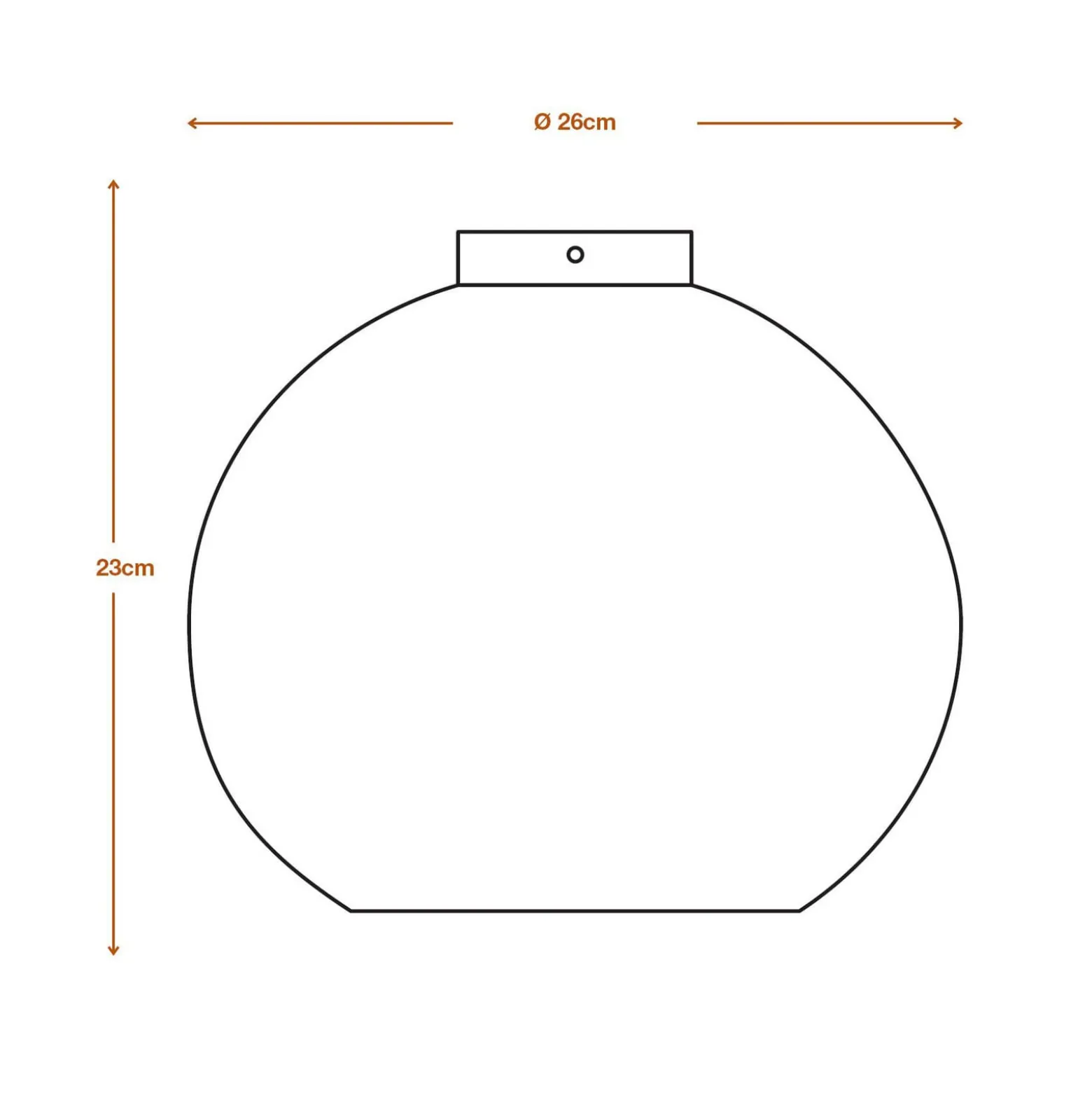 OSRAM kattovalaisin BALL, ruskea, Ø 26 cm, aaltopahvi, E27