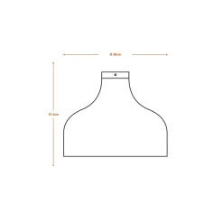 OSRAM kattovalaisin HAT, ruskea, Ø 36 cm, aaltopahvi, E27