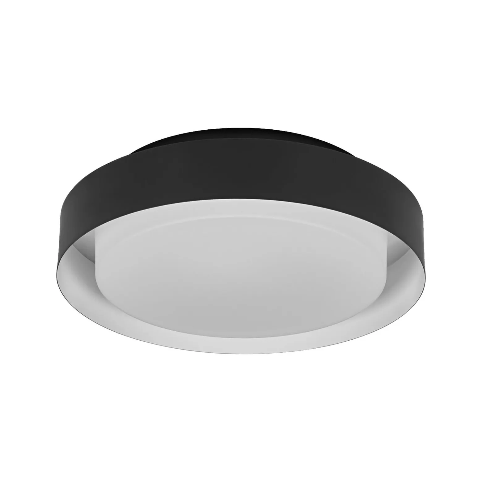 OSRAM kattovalaisin ORBIS MADRID, musta, Ø 29 cm metalli/lasi