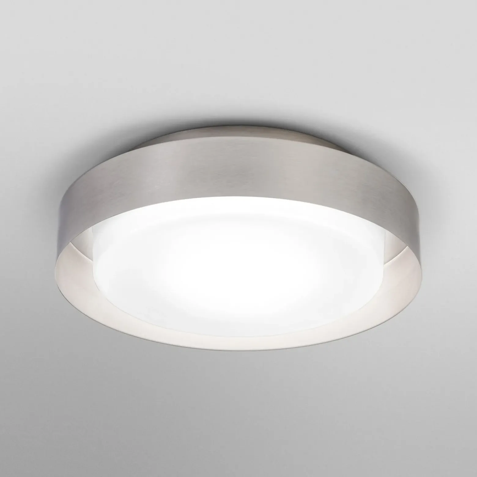 OSRAM kattovalaisin ORBIS MADRID, nikkeli, Ø 29 cm, metalli/lasi