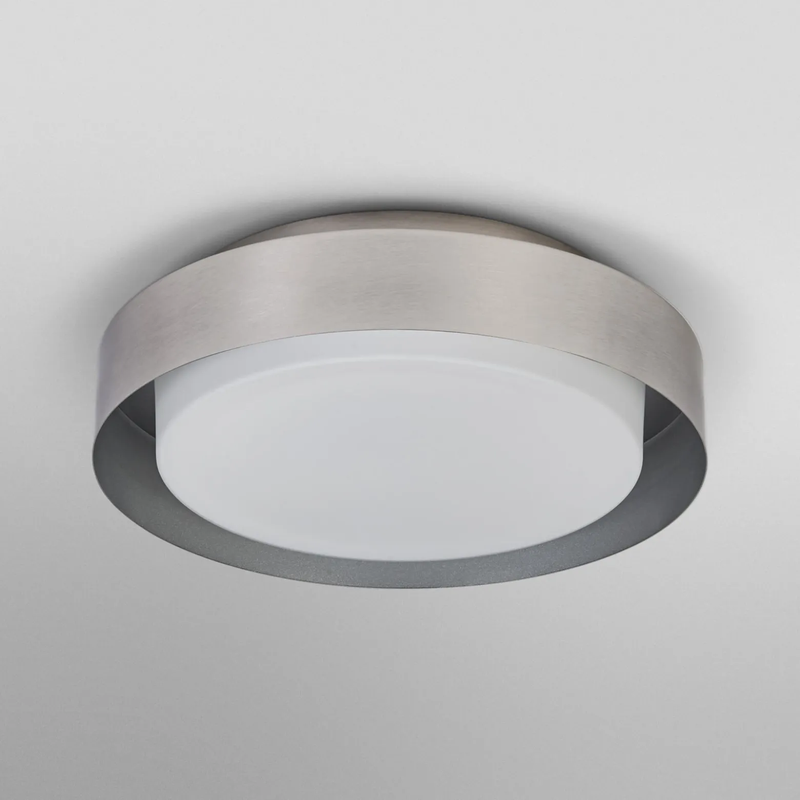OSRAM kattovalaisin ORBIS MADRID, nikkeli, Ø 29 cm, metalli/lasi