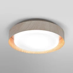 OSRAM kattovalaisin ORBIS MADRID, puu, Ø 29 cm, metalli/lasi