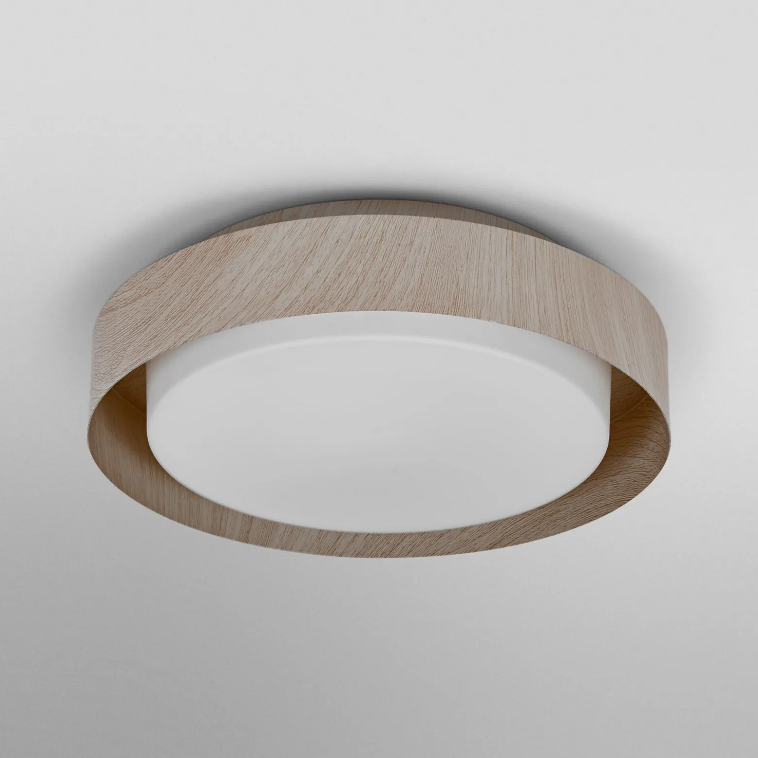 OSRAM kattovalaisin ORBIS MADRID, puu, Ø 29 cm, metalli/lasi