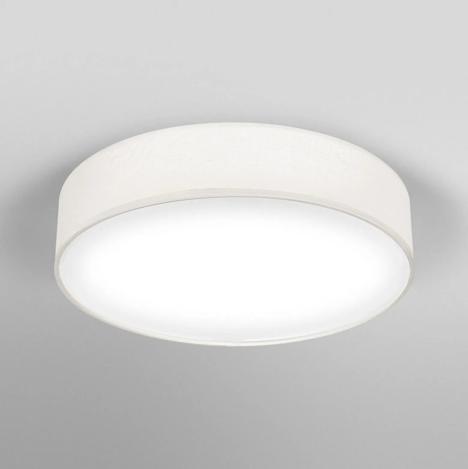 OSRAM kattovalaisin ORBIS PARIS, beige, Ø 40 cm, tekstiili, E27