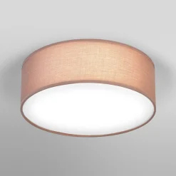 OSRAM kattovalaisin ORBIS PARIS, ruskea, Ø 30 cm, tekstiili, E27