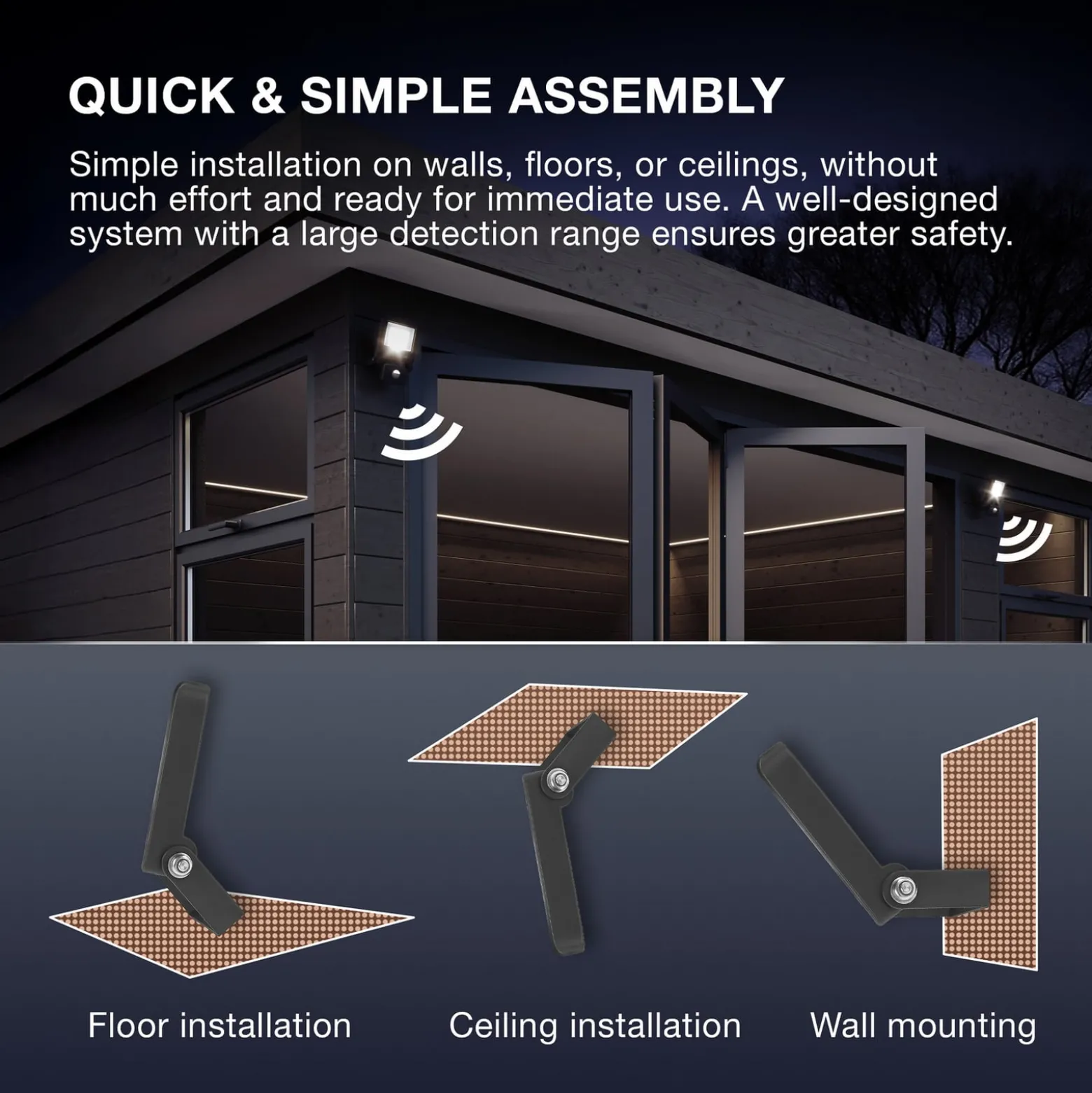 OSRAM kohdevalaisin ENDURA FLOOD, harmaa, anturi 30 W 830 IP44
