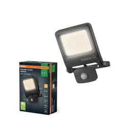 OSRAM kohdevalaisin ENDURA FLOOD, harmaa, anturi 30 W 830 IP44