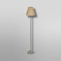 OSRAM lattiavalaisin Decor Raffia, 1-lamppuinen, luonnonvärinen rafi, E27