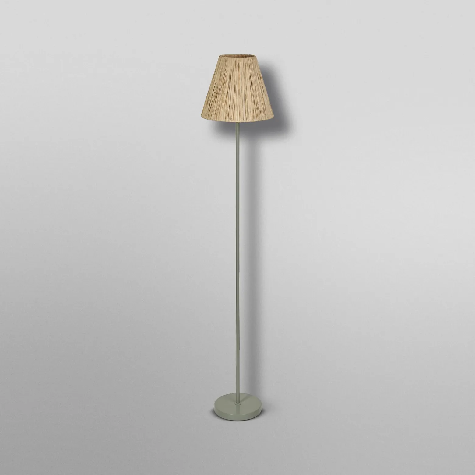 OSRAM lattiavalaisin Decor Raffia, 1-lamppuinen, luonnonvärinen rafi, E27