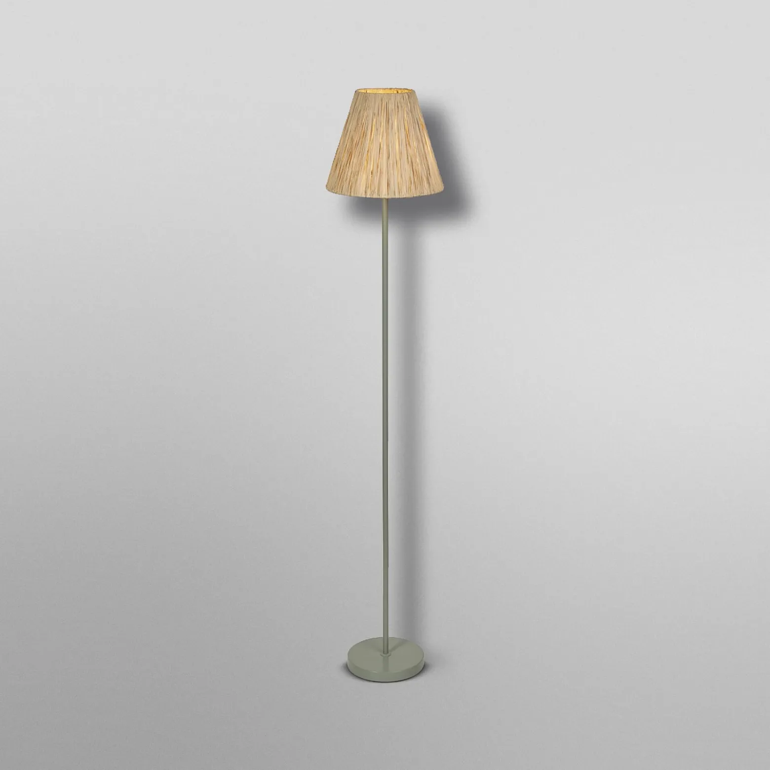OSRAM lattiavalaisin Decor Raffia, 1-lamppuinen, luonnonvärinen rafi, E27