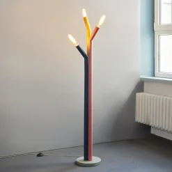 OSRAM lattiavalaisin Decor Straw, 3-lamppuinen, värikäs, teräs, E27