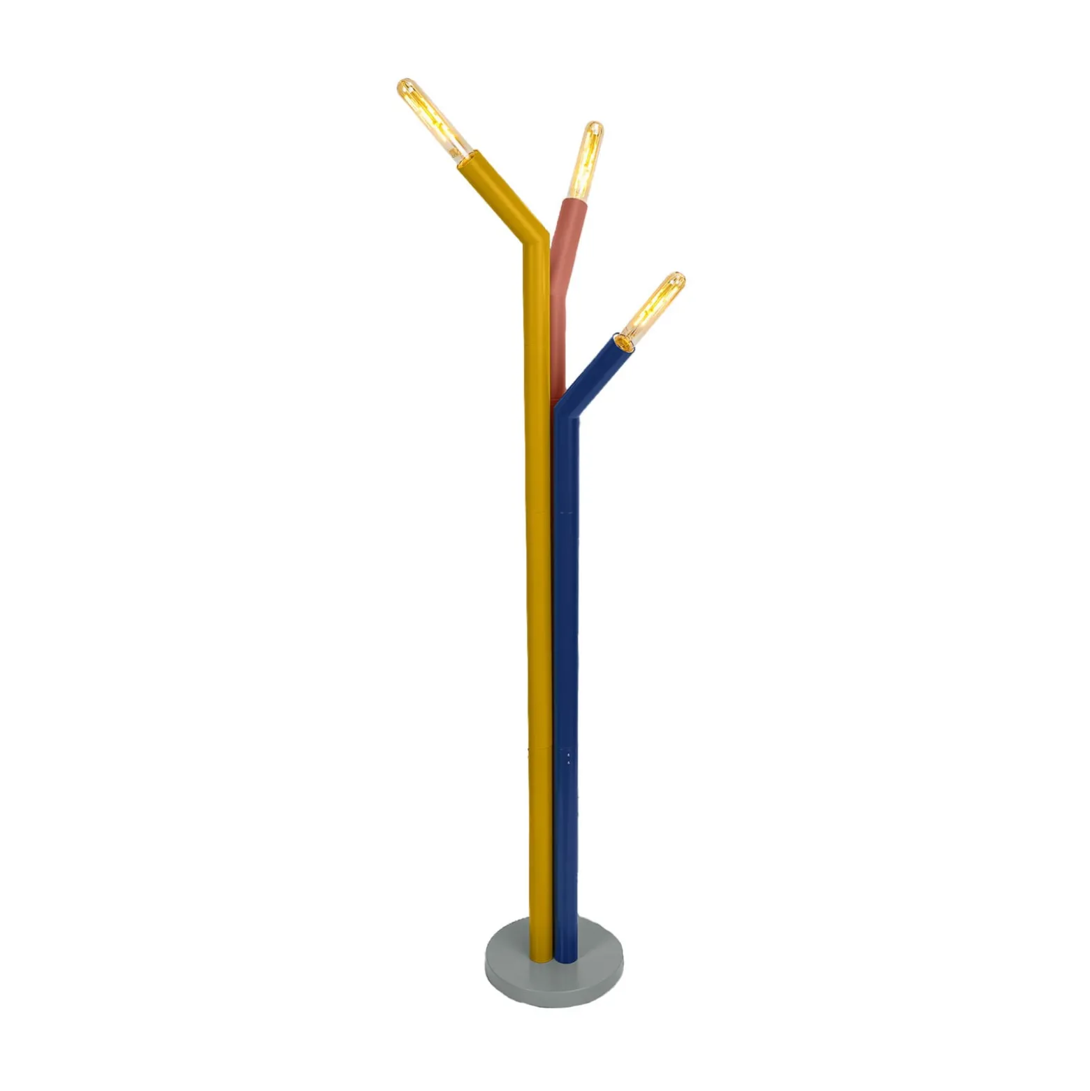 OSRAM lattiavalaisin Decor Straw, 3-lamppuinen, värikäs, teräs, E27