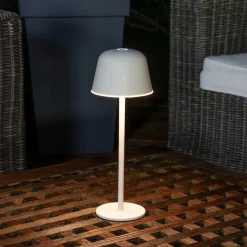 OSRAM LED-akkukäyttöinen pöytälamppu ENDURA STYLE, beige 30 cm IP44 CCT