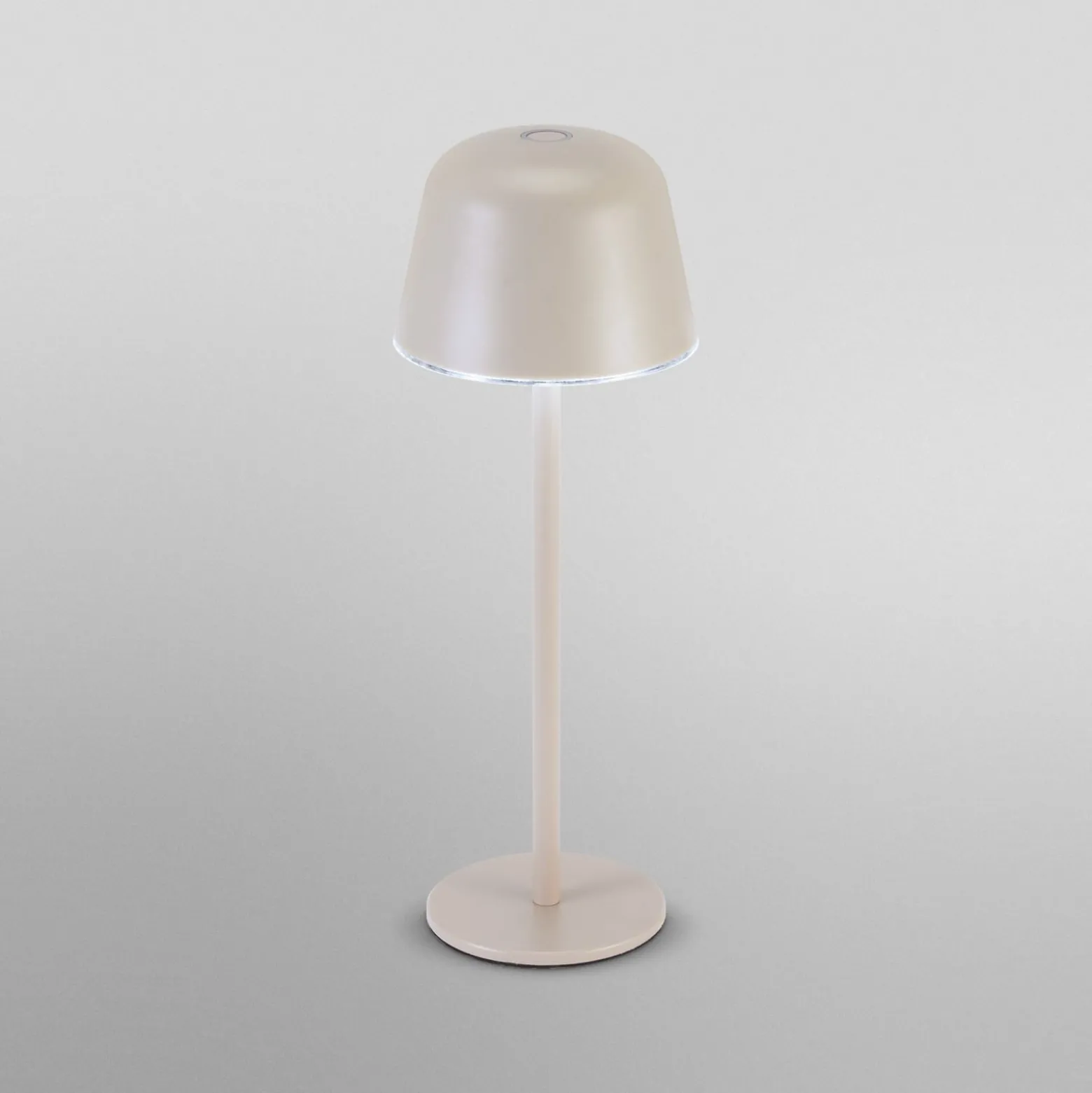 OSRAM LED-akkukäyttöinen pöytälamppu ENDURA STYLE, beige 30 cm IP44 CCT