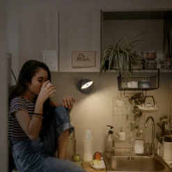 OSRAM LED-akkuvalaisin NIGHTLUX CONE, musta, kosketusohjaus