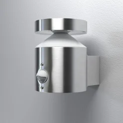 OSRAM LED-anturilla varustettu ulkoseinälamppu ENDURA STYLE CYLINDER, teräs