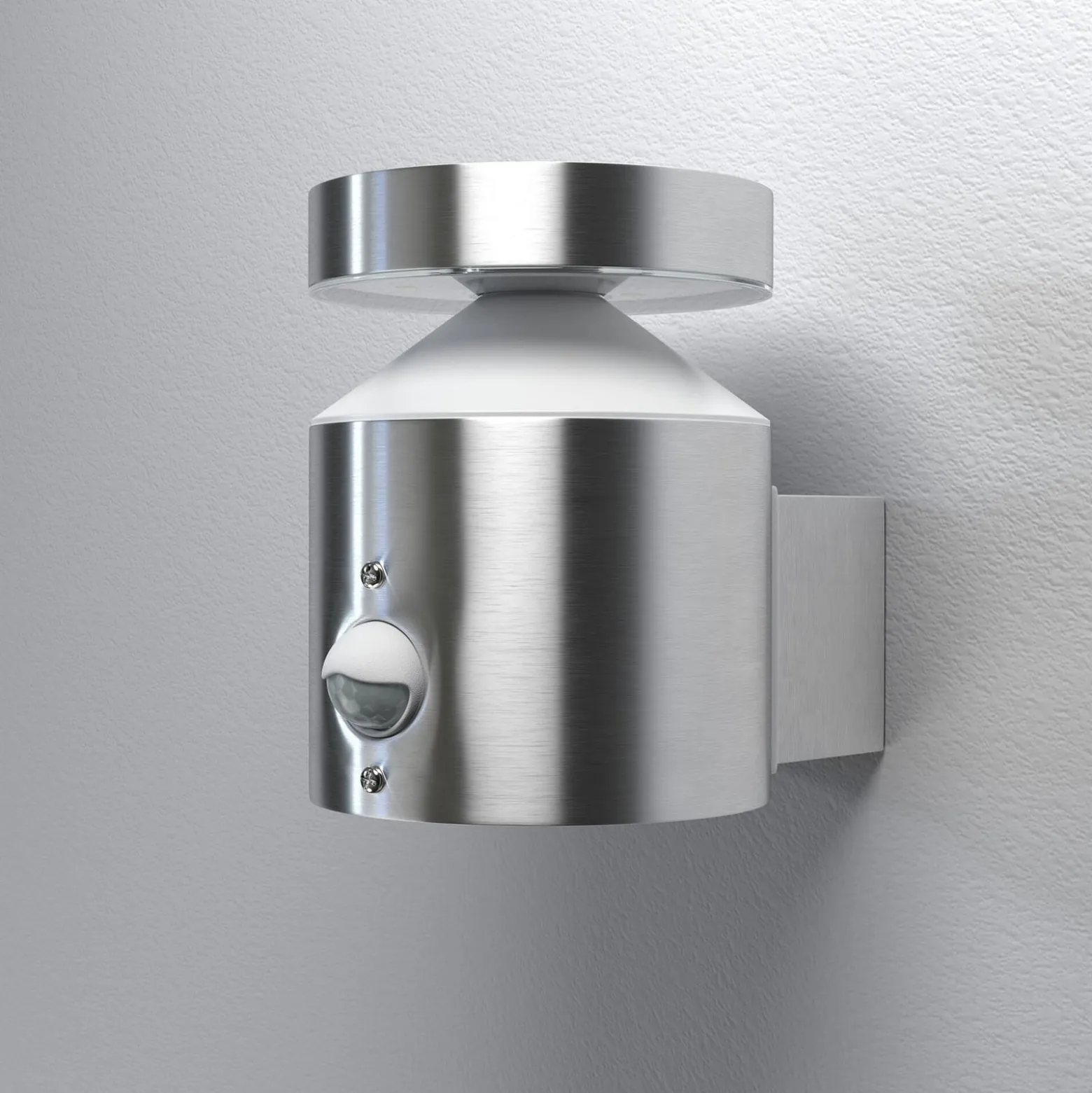 OSRAM LED-anturilla varustettu ulkoseinälamppu ENDURA STYLE CYLINDER, teräs